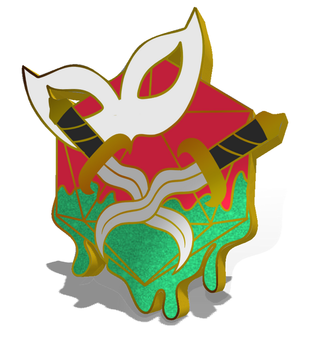 Dungeons & Dragons Role: Rogue Enamel Pin - for just $12! 