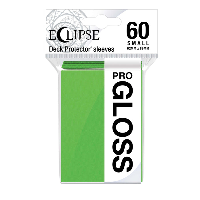 Ultra PRO: Small 60ct Sleeves - Eclipse Gloss (Lime Green) - Just $0! Shop now at Retro Gaming of Denver