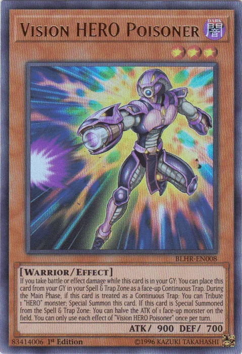 Vision Hero Poisoner [BLHR-EN008] Ultra Rare - for just $0.10! 