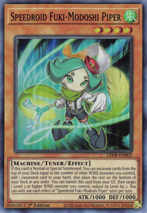 Speedroid Fuki-Modoshi Piper [LED8-EN002] Super Rare - for just $0.15! 