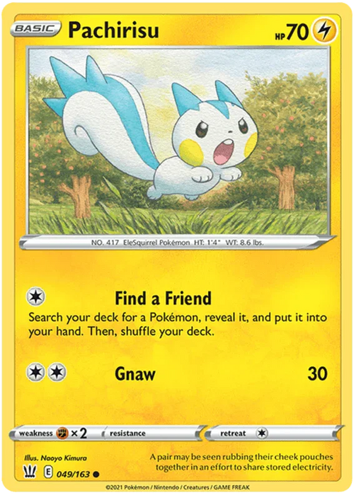 Pachirisu (049/163) [Sword & Shield: Battle Styles] - for just $0.10! 