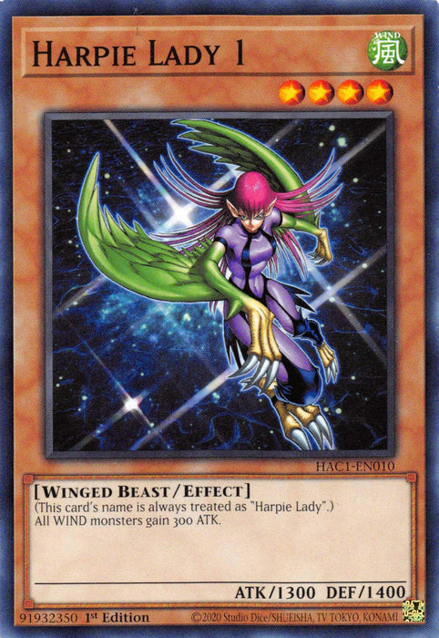 Harpie Lady 1 [HAC1-EN010] Common - for just $0.10! 