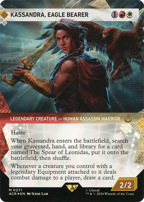Kassandra, Eagle Bearer (ACR-271) - Assassin's Creed: (Showcase) (Borderless) Foil - for just $7.45! 