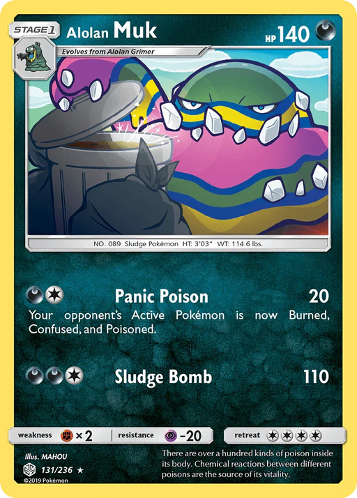 Alolan Muk (131/236) [Sun & Moon: Cosmic Eclipse] - for just $0.30! 