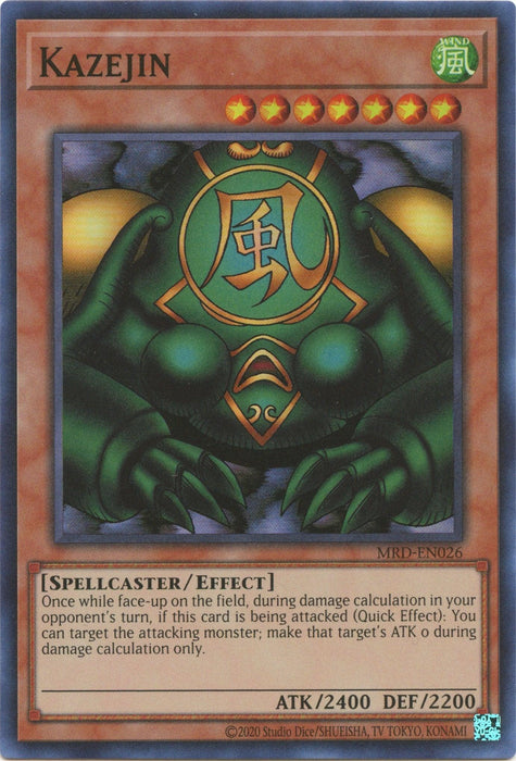 Kazejin (25th Anniversary) [MRD-EN026] Super Rare - for just $0.75! 