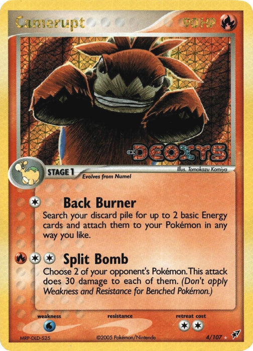 Camerupt (4/107) (Stamped) [EX: Deoxys] - for just $8.75! 