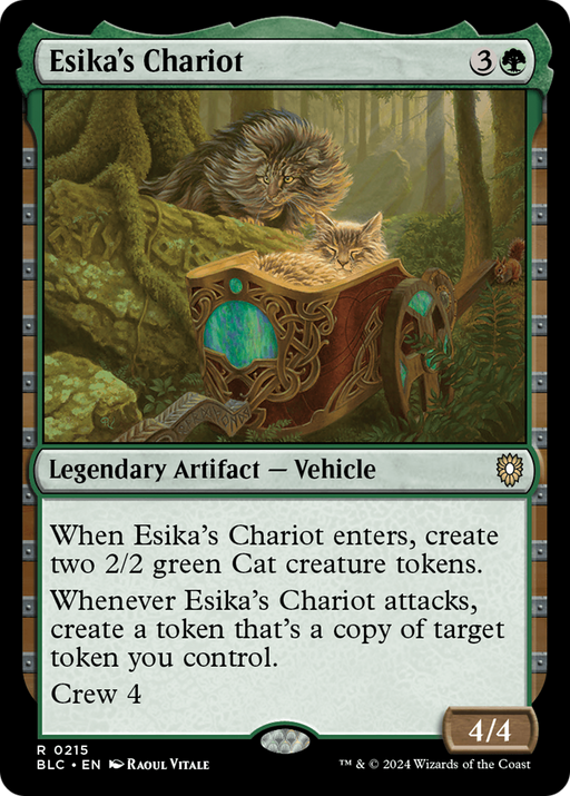 Esika's Chariot (BLC-215) - Bloomburrow Commander - for just $0.11! 