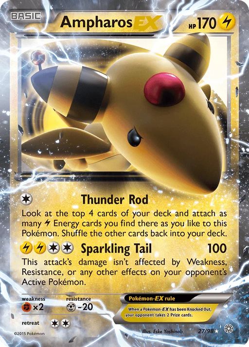 Ampharos EX (27/98) [XY: Ancient Origins] - for just $2.20! 