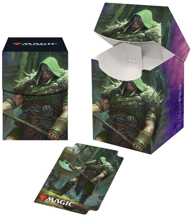 Ultra PRO: Deck Box - PRO 100+ (Throne of Eldraine - Garruk, Cursed Huntsman) - for just $0! 