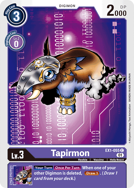 Tapirmon [EX1-055] [Classic Collection] - Just $0.09! Shop now at Retro Gaming of Denver