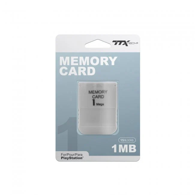 TTX PS 1MB Memory Card – PlayStation 1 Accessory (PS1) - for just $9.99! 