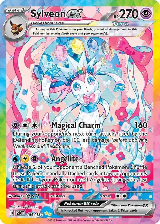 Sylveon ex (156/131) [Scarlet & Violet: Prismatic Evolutions] - for just $206.90! 