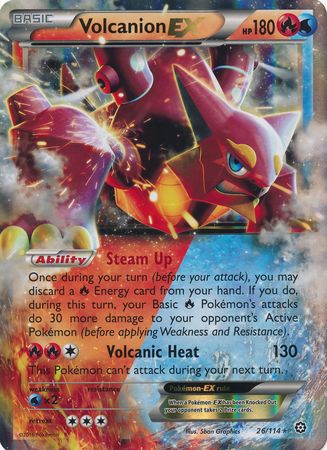 Volcanion EX (26/114) (Jumbo Card) [XY: Steam Siege] - Just $4.55! Shop now at Retro Gaming of Denver