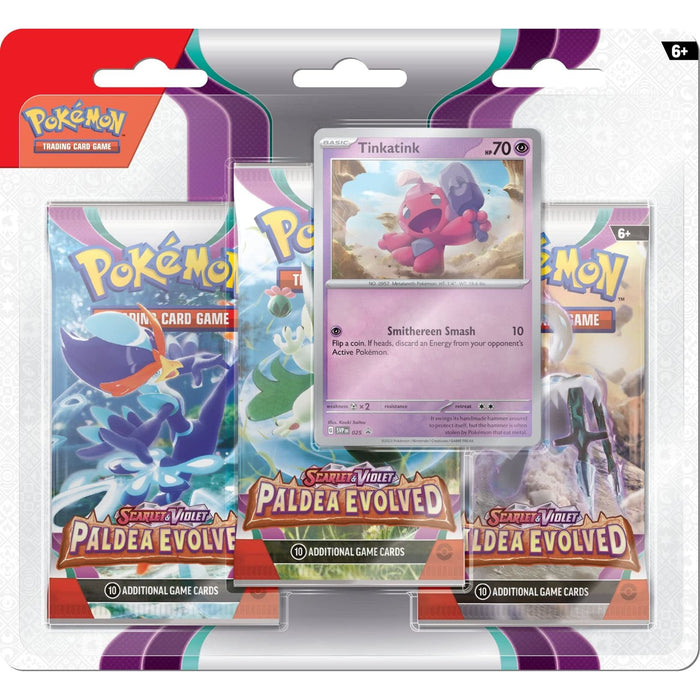 Pokemon Scarlet & Violet | Paldea Evolved | 3-Pack Blister (Random Promo) - Just $24.99! Shop now at Retro Gaming of Denver