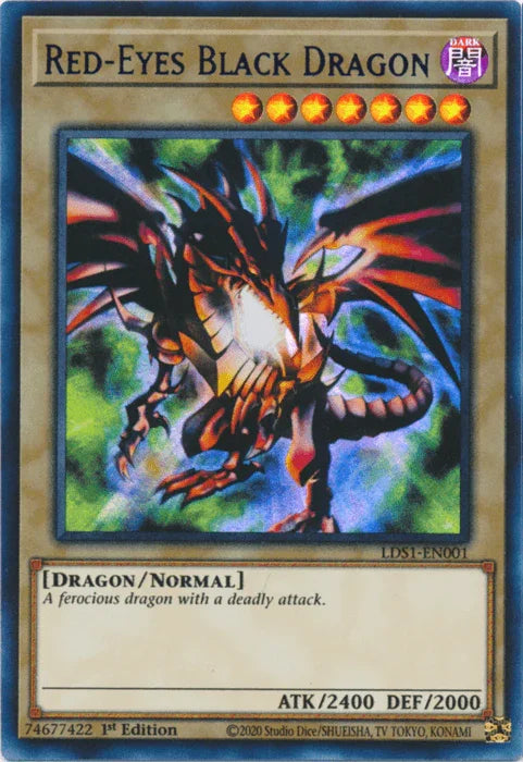 Red-Eyes Black Dragon (Blue) [LDS1-EN001] Ultra Rare - for just $0.65! 