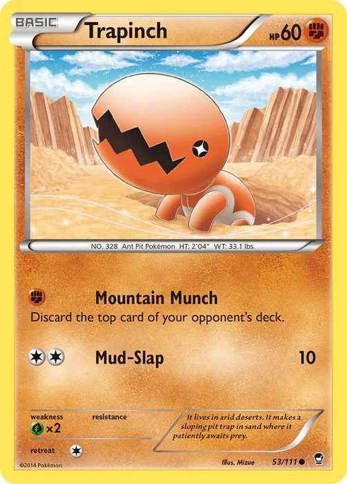 Trapinch (53/111) [XY: Furious Fists] - for just $0.10! 