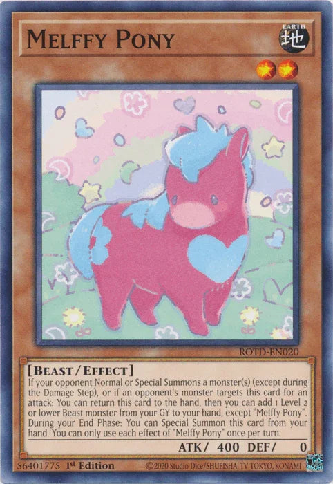 Melffy Pony [ROTD-EN020] Common - for just $0.10! 