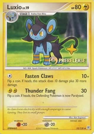 Luxio (52/130) (Prerelease Promo) [Nintendo: Black Star Promos] - for just $10.10! 