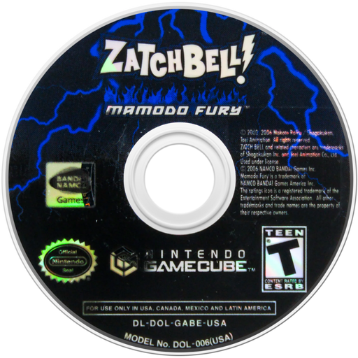 Zatch Bell: Mamodo Fury – GameCube (GC) - for just $101.99! 