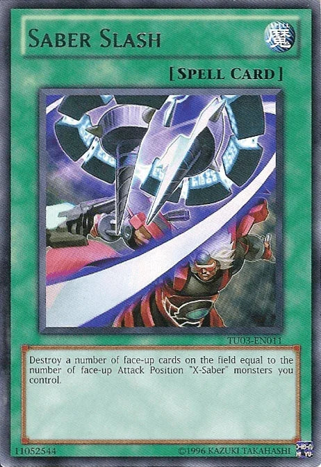 Saber Slash [TU03-EN011] Rare - for just $0.25! 
