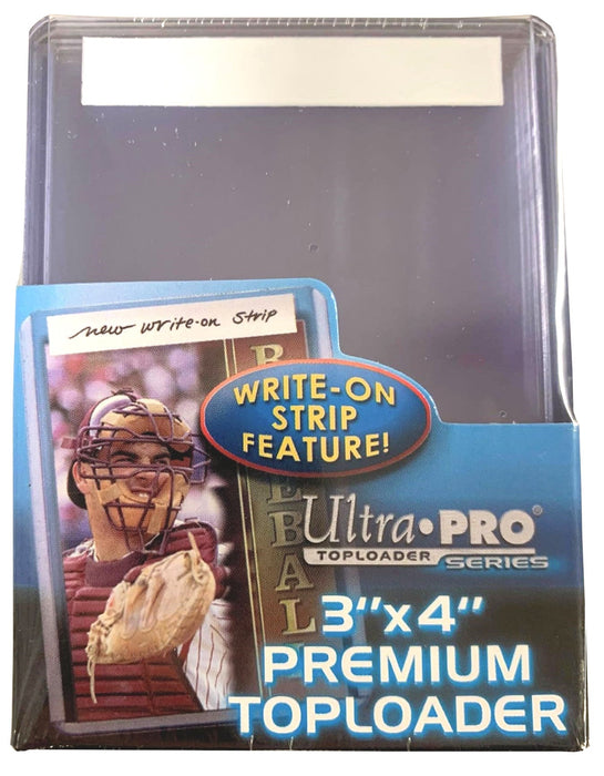 Ultra PRO: Toploader w / Write-On Strip - Super Clear Premium (3" x 4" / 25ct) - for just $0! 