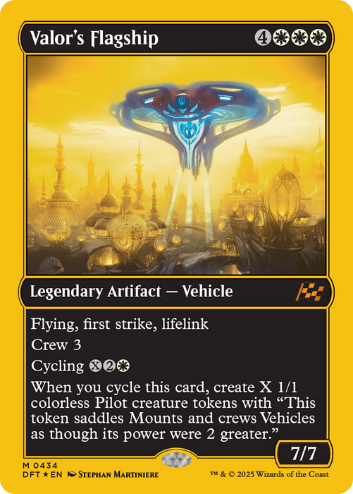 Valor's Flagship (DFT-434) - Aetherdrift Foil - for just $0.71! 