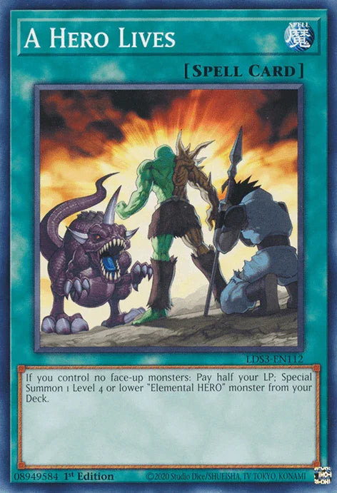 A Hero Lives [LDS3-EN112] Common - for just $0.10! 