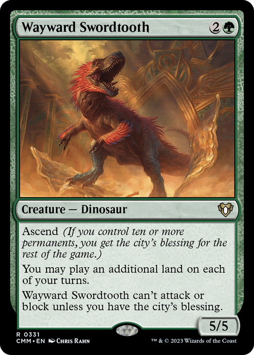 Wayward Swordtooth (CMM-331) - Commander Masters - for just $1.04! 
