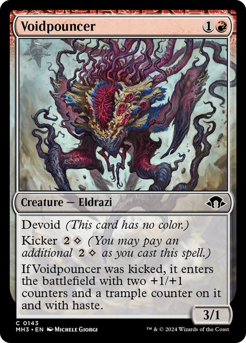 Voidpouncer (MH3-143) - Modern Horizons 3: (devoid) - for just $0.03! 