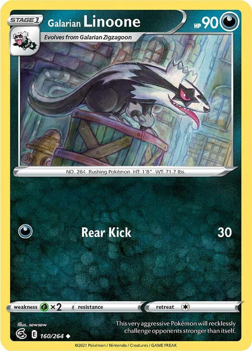 Galarian Linoone (160/264) [Sword & Shield: Fusion Strike] - for just $0.10! 