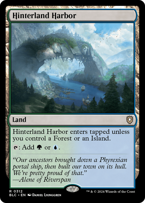 Hinterland Harbor (BLC-312) - Bloomburrow Commander - for just $0.11! 