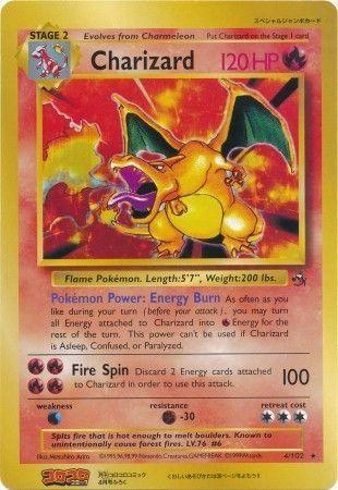 Charizard (4/102) (CoroCoro Promo) (Jumbo Card) [Base Set Unlimited] - for just $40! 