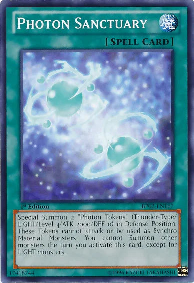 Photon Sanctuary [BP02-EN167] Mosaic Rare - for just $0.20! 