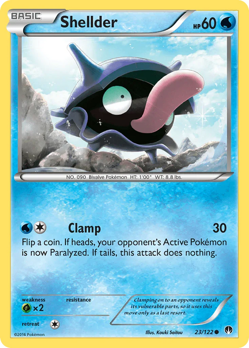 Shellder (23/122) [XY: BREAKpoint] - for just $0.10! 