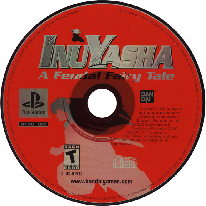 Inuyasha: A Feudal Fairy Tale – PlayStation 1 (PS1) - for just $0! 