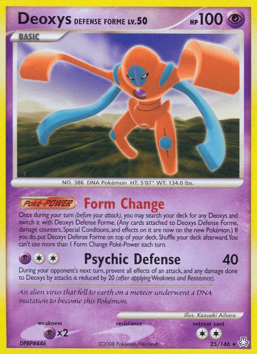 Deoxys Defense Forme (25/146) [Diamond & Pearl: Legends Awakened] - for just $4.90! 