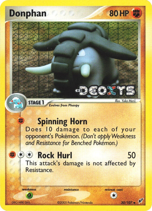 Donphan (30/107) (Stamped) [EX: Deoxys] - for just $12.55! 