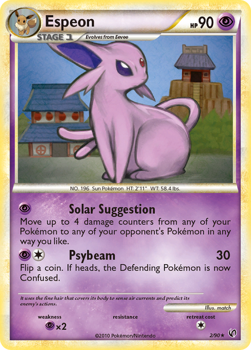 Espeon (2/90) [HeartGold & SoulSilver: Undaunted] - Just $3.20! Shop now at Retro Gaming of Denver