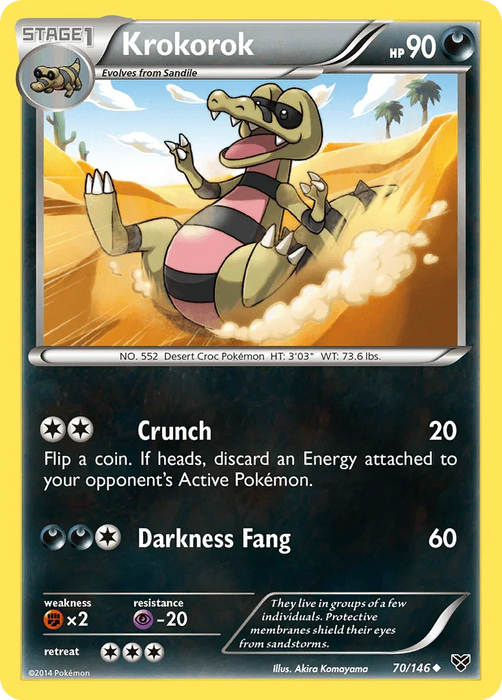 Krokorok (70/146) [XY: Base Set] - for just $0.10! 
