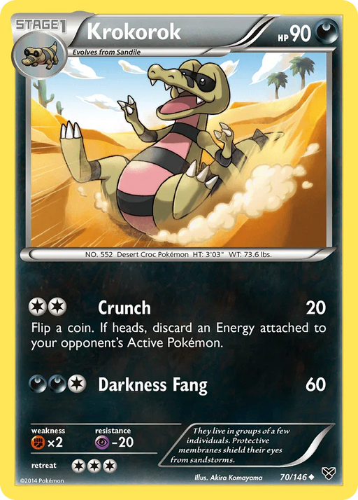 Krokorok (70/146) [XY: Base Set] - for just $0.15! 