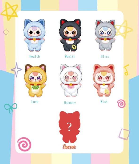 Baby Three Billionaire Cat Plush Series Blind Box - for just $30.99! 