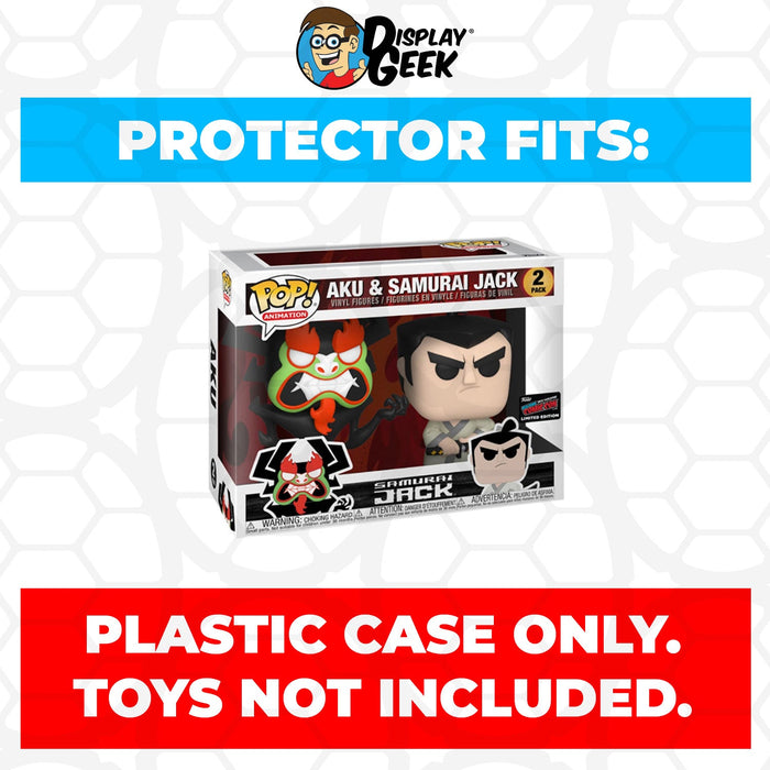 Pop Protector for 2 Pack Aku & Samurai Jack NYCC Funko Pop - for just $13.99! 