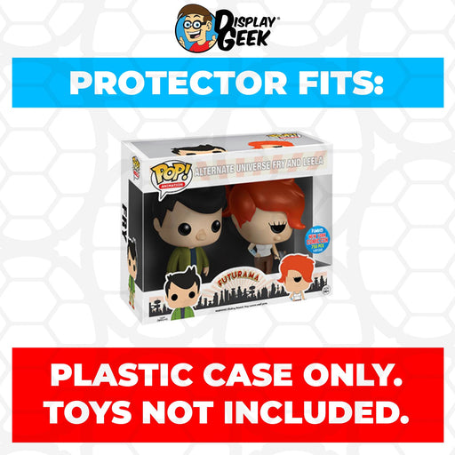 Pop Protector for 2 Pack Alternate Universe Fry and Leela NYCC Funko Pop - Just $13.99! Shop now at Retro Gaming of Denver