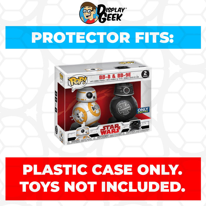 Pop Protector for 2 Pack BB-8 & BB-9E Funko Pop - Just $13.99! Shop now at Retro Gaming of Denver