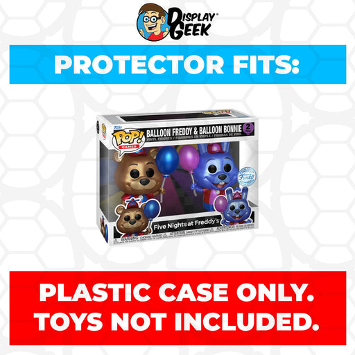 Pop Protector for 2 Pack Balloon Freddy & Balloon Bonnie Metallic Funko Pop - Just $13.99! Shop now at Retro Gaming of Denver