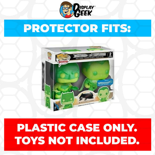 Pop Protector for 2 Pack Batman vs Superman Dawn of Justice Glow Funko Pop - for just $13.99! 