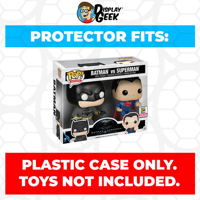 Pop Protector for 2 Pack Batman vs Superman Dawn of Justice SDCC Funko Pop - Just $13.99! Shop now at Retro Gaming of Denver