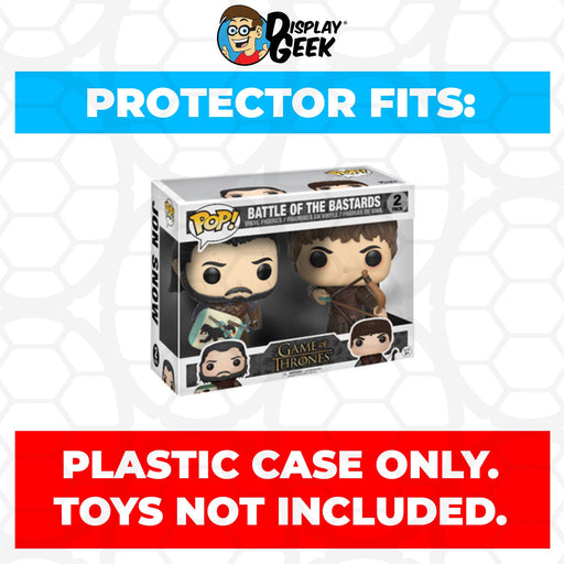 Pop Protector for 2 Pack Battle of the Bastards Funko Pop - Just $13.99! Shop now at Retro Gaming of Denver