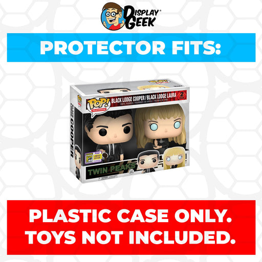 Pop Protector for 2 Pack Black Lodge Cooper & Laura SDCC Funko Pop - Just $13.99! Shop now at Retro Gaming of Denver