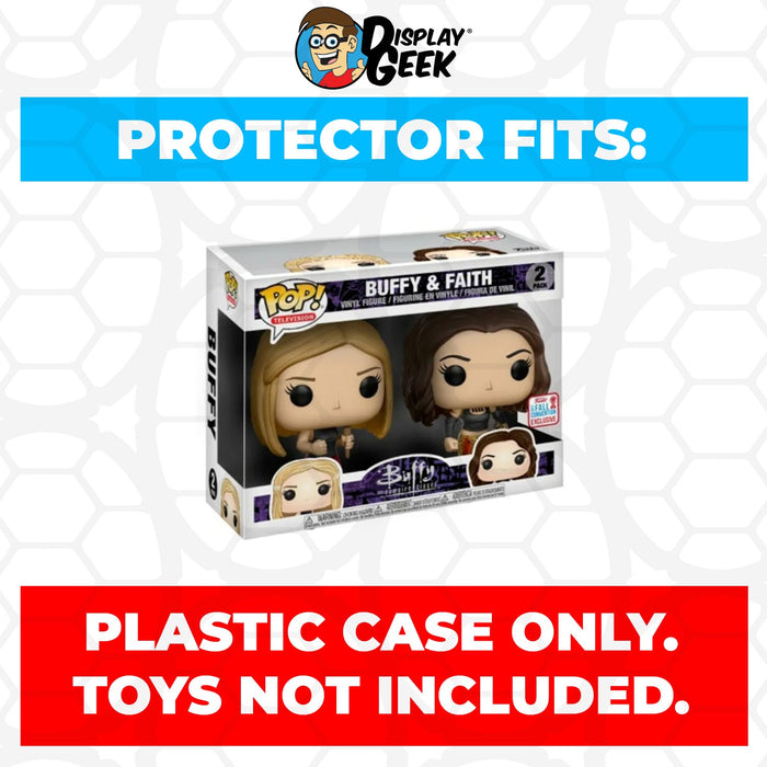 Pop Protector for 2 Pack Buffy & Faith NYCC Funko Pop - Just $13.99! Shop now at Retro Gaming of Denver